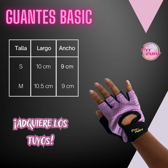 Guantes BASIC LILA