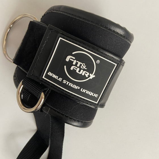 Tobilleras para la polea baja- Ankle Straps 3PRO  NEGRO