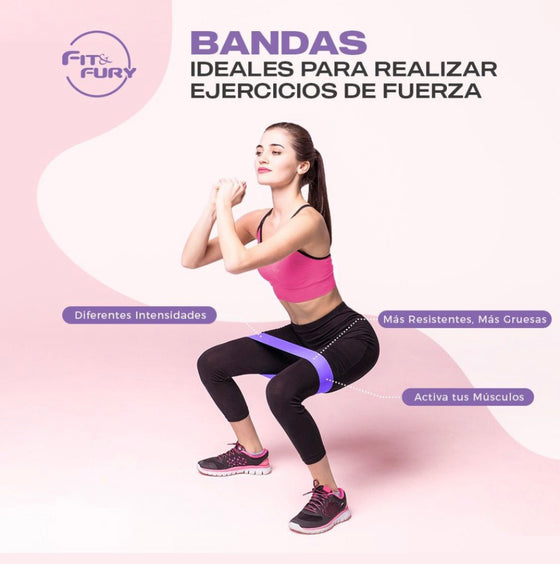 Booty Bands deluxe (set de 4) Coral